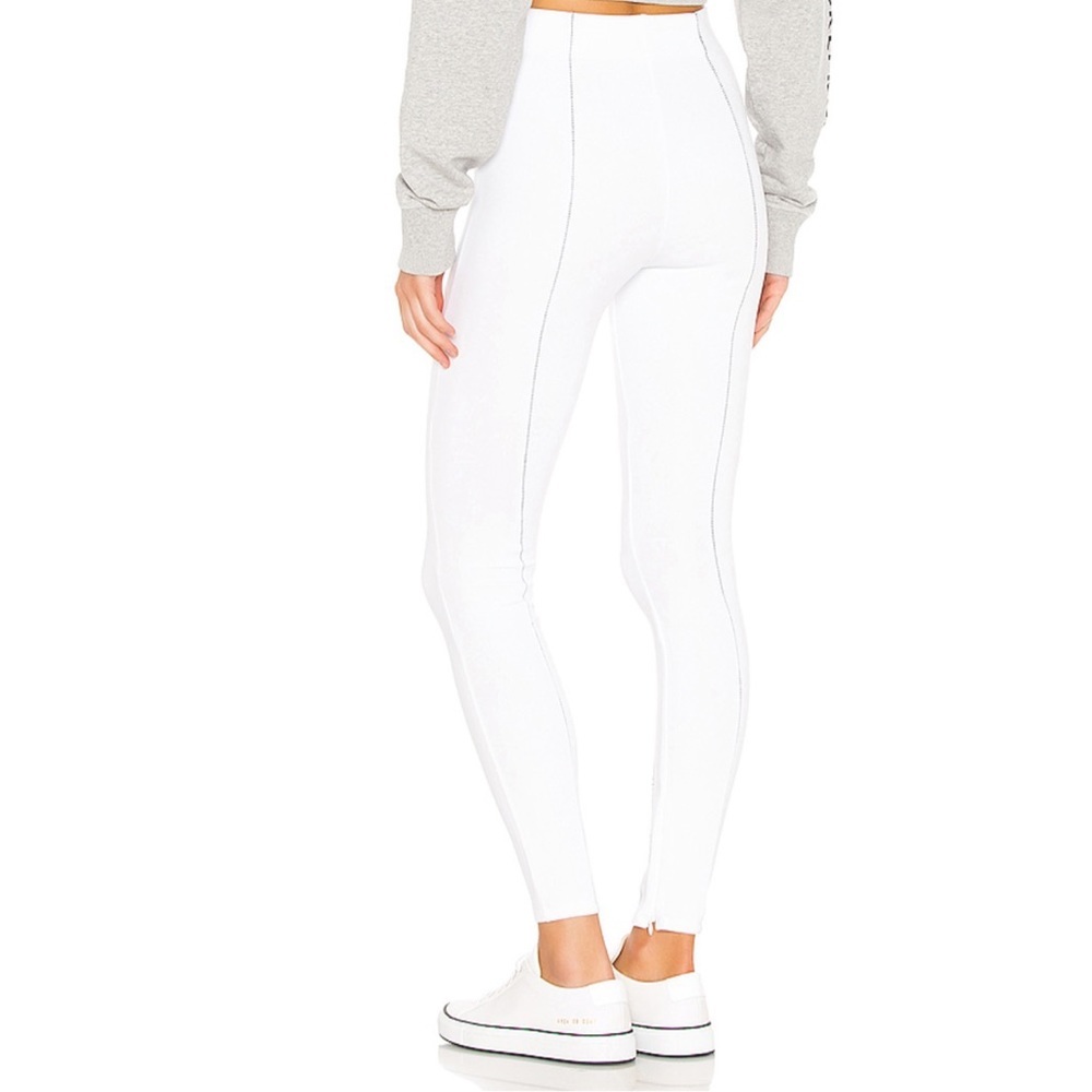 H:ours Revolve Legging White Black Skinny Pant - Picture 5 of 6